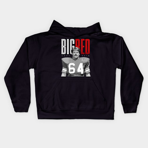 Andy Reid Big Red Kids Hoodie by Juantamad